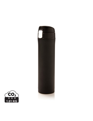 Bottiglia termica easy lock in acciaio riciclato RCS 450ml