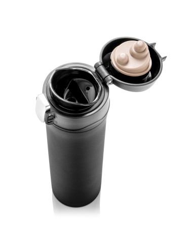 Bottiglia termica easy lock in acciaio riciclato RCS 450ml