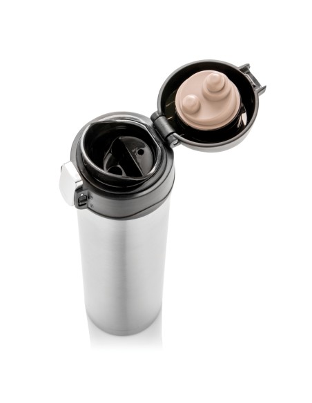 Bottiglia termica easy lock in acciaio riciclato RCS 450ml