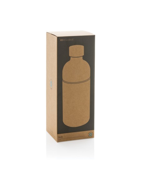 Bottiglia per bibite gassate certificata RCS