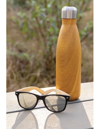 Bottiglia termica con texture wood 500ml