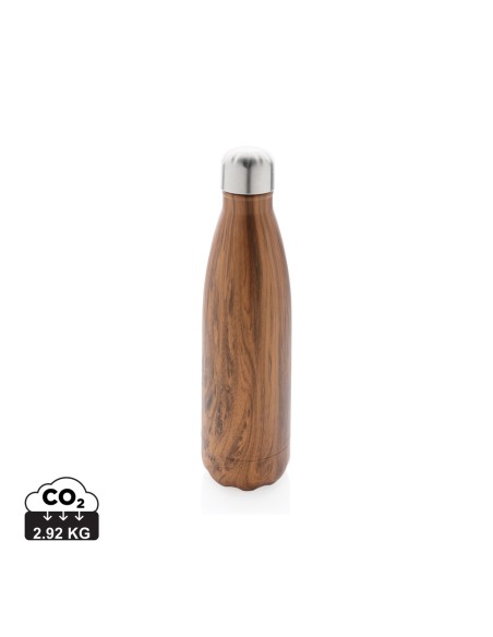 Bottiglia termica con texture wood 500ml
