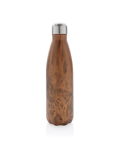 Bottiglia termica con texture wood 500ml