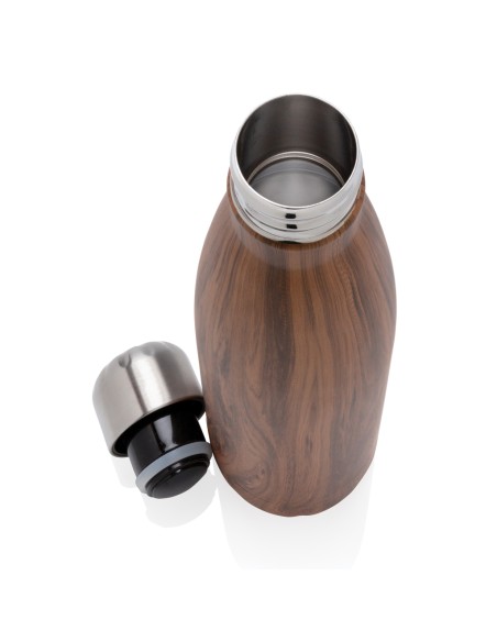 Bottiglia termica con texture wood 500ml