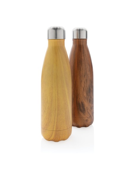 Bottiglia termica con texture wood 500ml