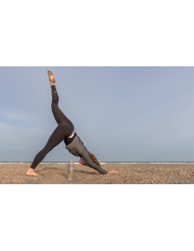 Bottiglia di vetro borosilicato Impact in bambù 750ml