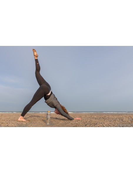 Bottiglia di vetro borosilicato Impact in bambù 750ml