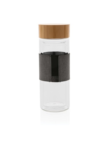 Bottiglia termica Impact in vetro borosilicato 360ml