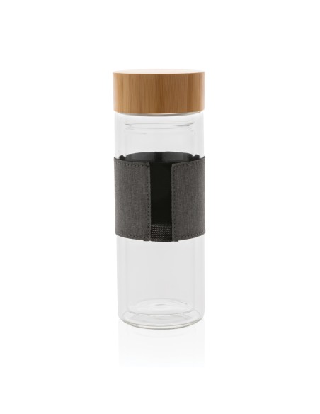 Bottiglia termica Impact in vetro borosilicato 360ml