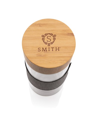 Bottiglia termica Impact in vetro borosilicato 360ml