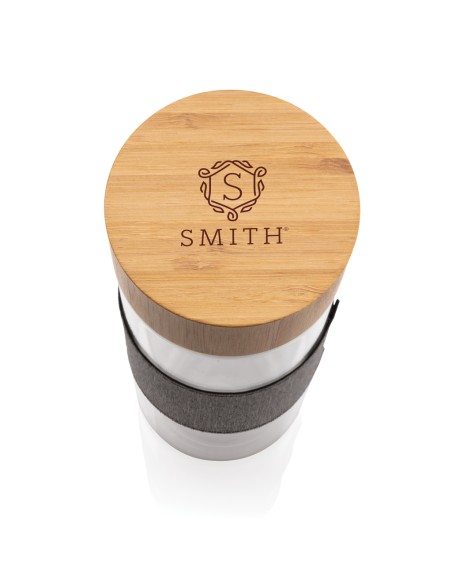 Bottiglia termica Impact in vetro borosilicato 360ml