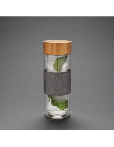 Bottiglia termica Impact in vetro borosilicato 360ml