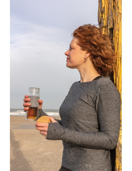 Bottiglia termica Impact in vetro borosilicato 360ml