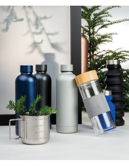 Bottiglia termica Impact in vetro borosilicato 360ml