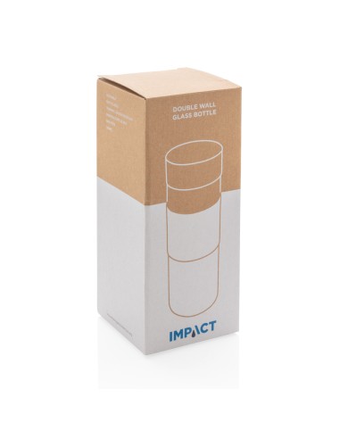 Bottiglia termica Impact in vetro borosilicato 360ml