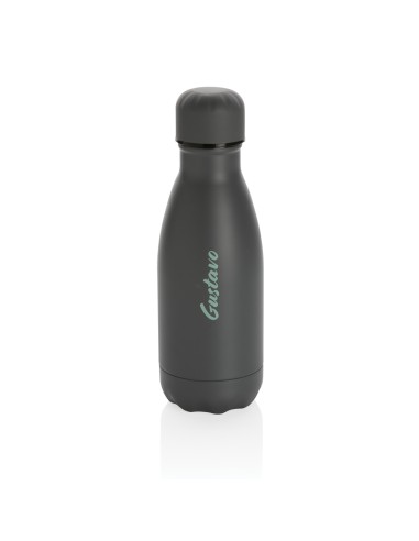 Bottiglia termica tinta unita in acciaio 260ml