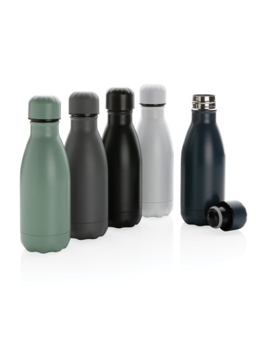 Bottiglia termica tinta unita in acciaio 260ml