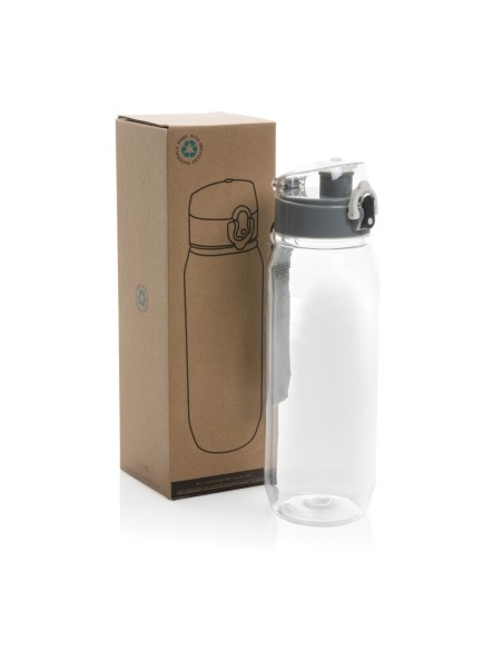 Bottiglia richiudibile Yade in rPET RCS antigoccia
