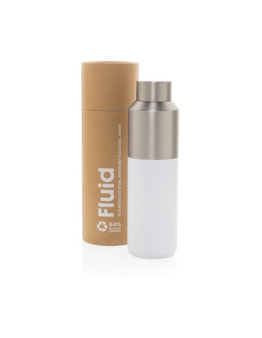 Bottiglia Fluid in acciaio riciclato RCS, 600ml