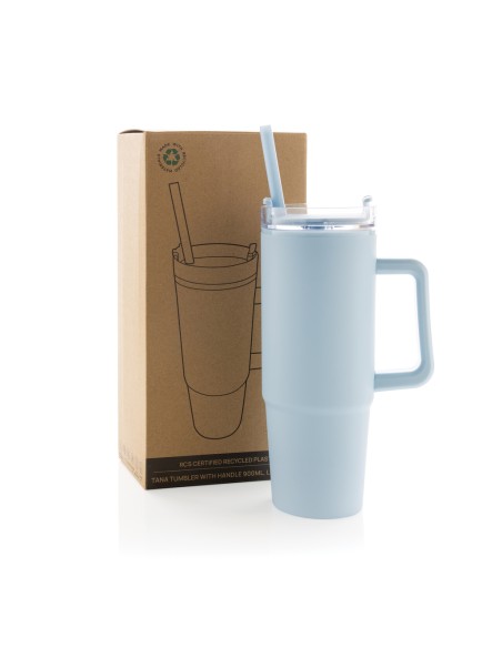 Tazza con manico Tana in plastica riciclata RCS 750ml