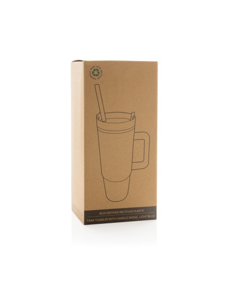 Tazza con manico Tana in plastica riciclata RCS 750ml