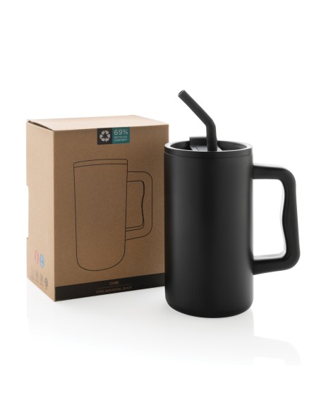 Tazza Cube in rAcciaio RCS 800ml