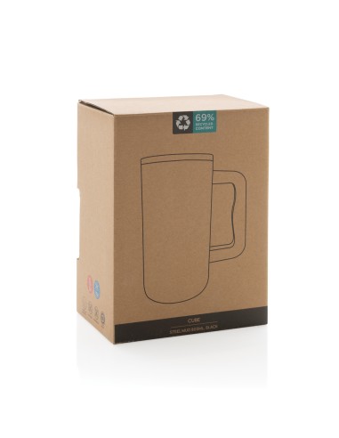 Tazza Cube in r-Acciaio RCS 800ml