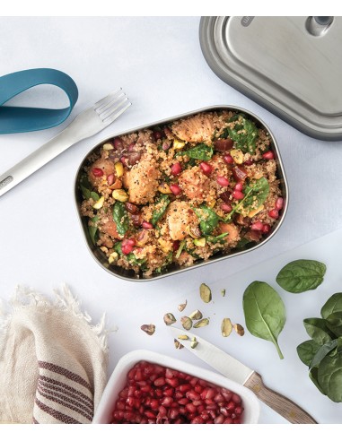 Portapranzo grande Black+Blum in acciaio