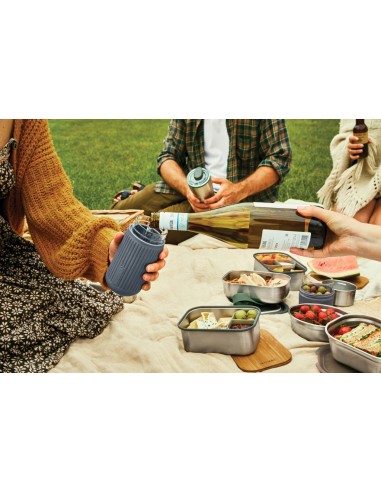 Bicchiere da viaggio Black+Blum in vetro 340ml