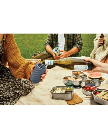 Bicchiere da viaggio Black+Blum in vetro 340ml