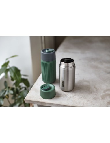 Bicchiere da viaggio Black+Blum in vetro 340ml