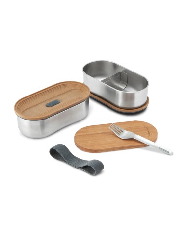 Portapranzo doppio Bento Black+Blum in acciaio