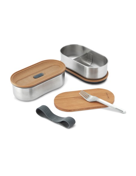 Portapranzo doppio Bento Black+Blum in acciaio
