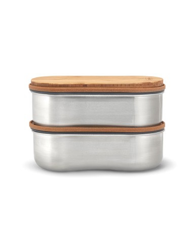 Portapranzo doppio Bento Black+Blum in acciaio