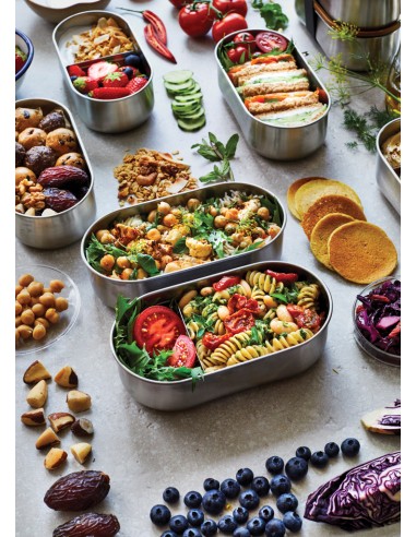 Portapranzo doppio Bento Black+Blum in acciaio