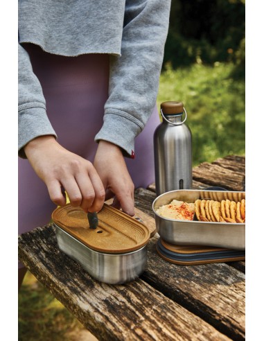 Portapranzo doppio Bento Black+Blum in acciaio