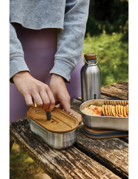 Portapranzo doppio Bento Black+Blum in acciaio