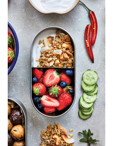 Portapranzo doppio Bento Black+Blum in acciaio