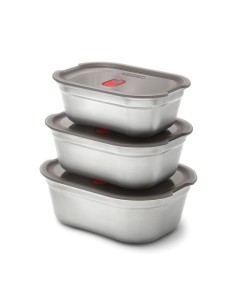 Set 3 pezzi Mealprep Black+Blum Small, Medium, Large