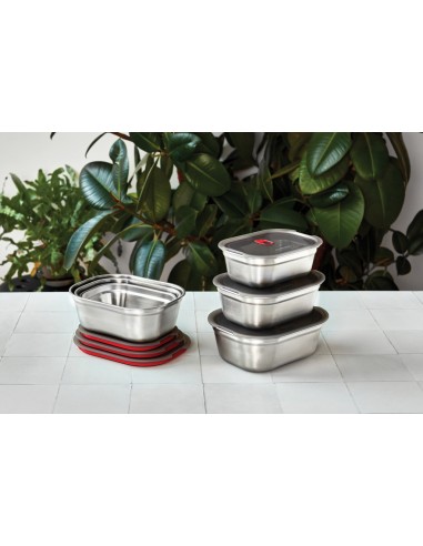 Set 3 pezzi Mealprep Black+Blum Small, Medium, Large