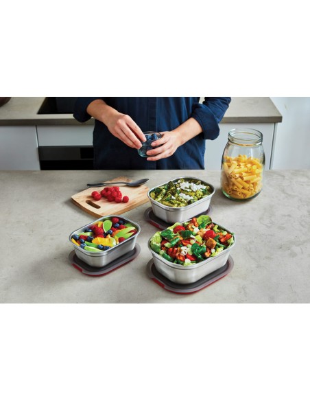 Set 3 pezzi Mealprep Black+Blum Small, Medium, Large