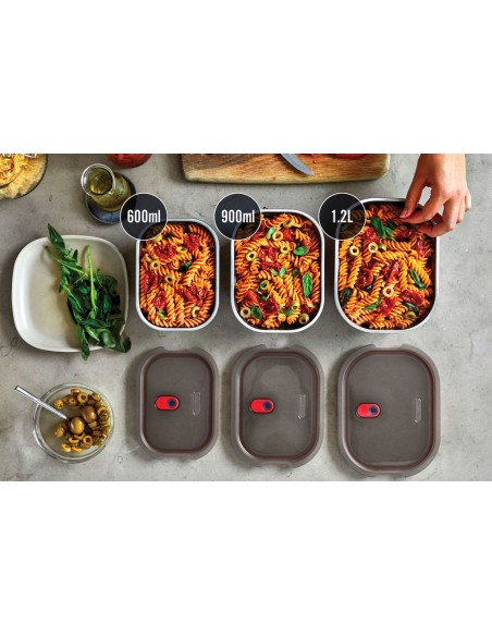 Set 3 pezzi Mealprep Black+Blum Small, Medium, Large