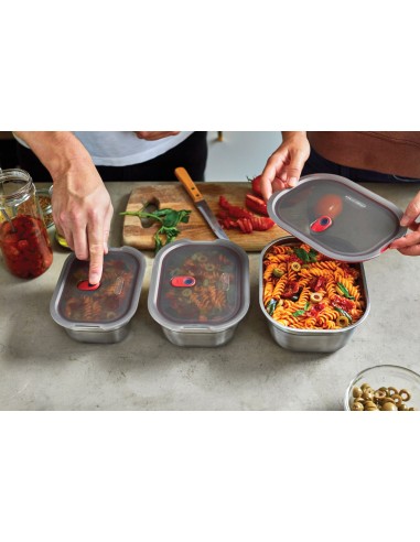 Set 3 pezzi Mealprep Black+Blum Small, Medium, Large