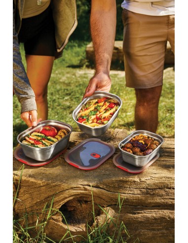 Set 3 pezzi Mealprep Black+Blum Small, Medium, Large