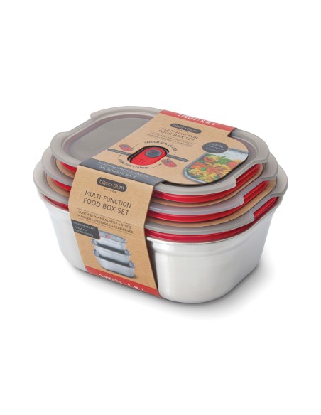 Set 3 pezzi Mealprep Black+Blum Small, Medium, Large