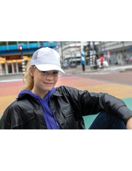 Cappellino trucker 5 pannelli in rcotton Impact AWARE™ 190gr