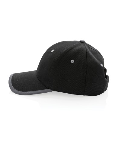Cappellino contrast 6 pannelli in rCotone Impact AWARE™ 280g