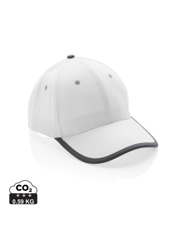 Cappellino contrast 6 pannelli in rCotone Impact AWARE™ 280g