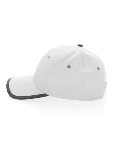 Cappellino contrast 6 pannelli in rCotone Impact AWARE™ 280g