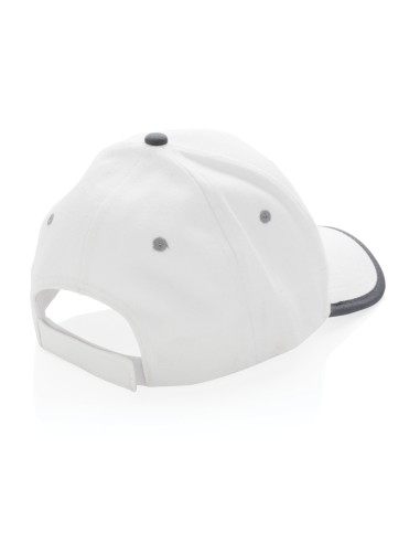 Cappellino contrast 6 pannelli in rCotone Impact AWARE™ 280g